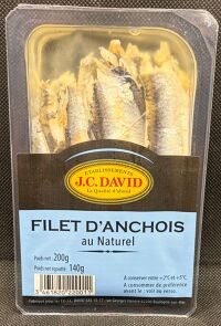 filets d'anchois au naturel